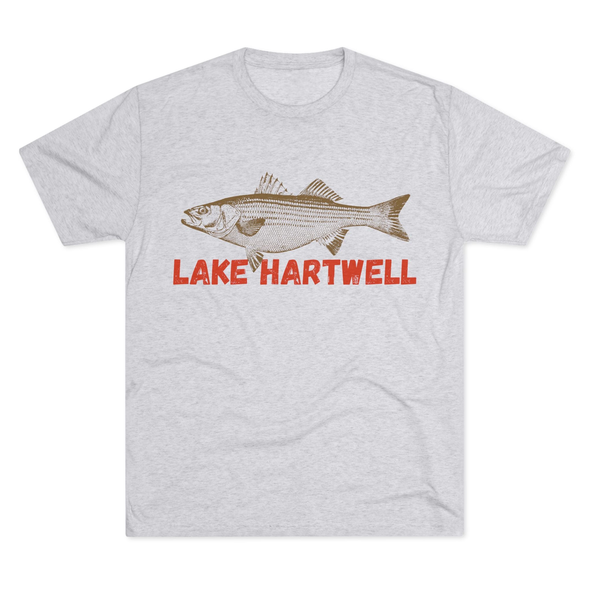 Lake Hartwell Fishing Tee, Unisex Crew Neck Shirt, Summer Lake Apparel, Gift for Fishermen, Outdoor Adventure T-Shirt, Lake House Style