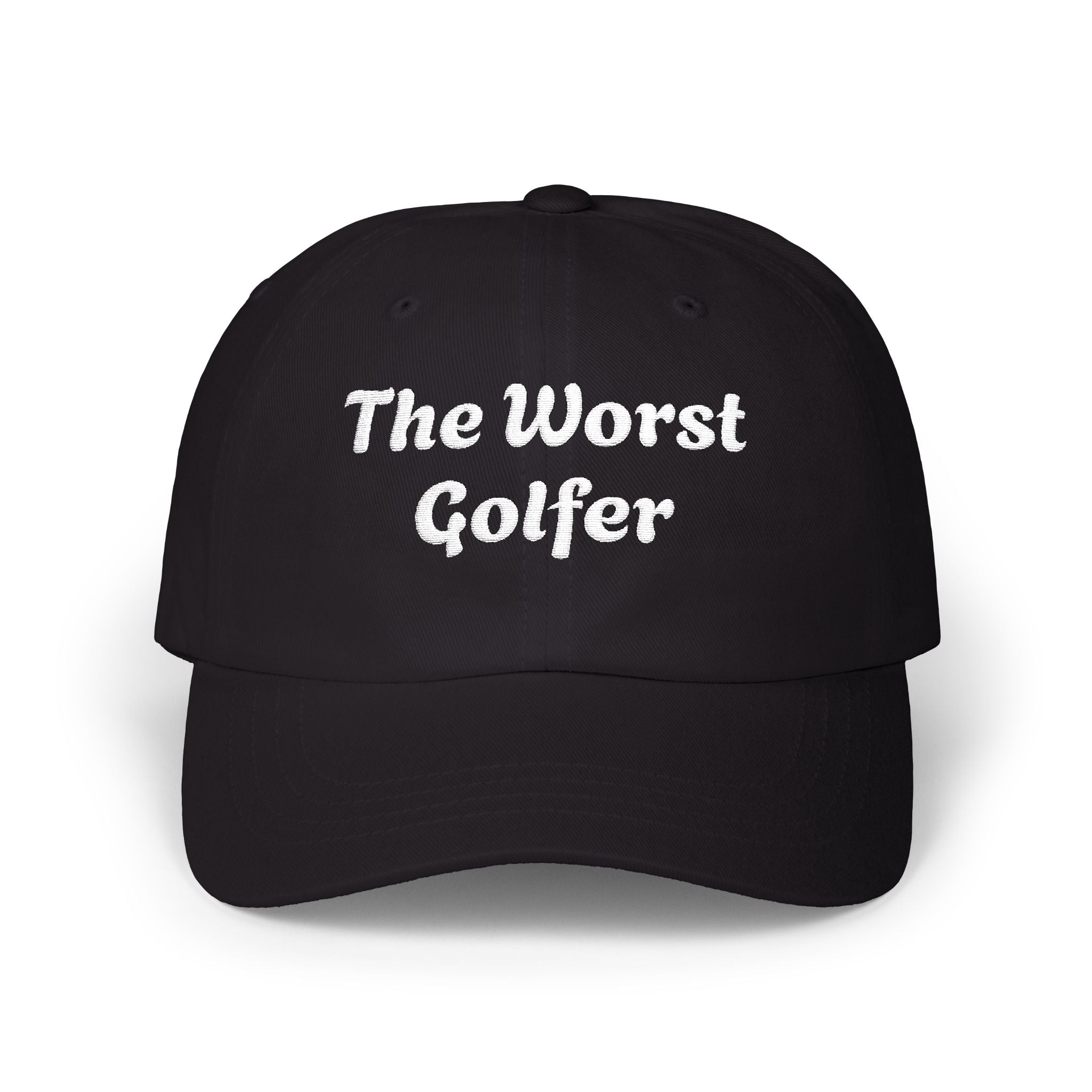 The Worst Golfer Classic Cap, Vintage Golf Hat, Father's Day Gift, Casual Summer Sun Hat, Fun Sports Cap, Golfer's Accessories