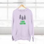 Lake Gaston Fleece Hoodie, Cozy Sweatshirt, Outdoor Adventure Wear, Unique Gift for Lake Lovers, Perfect for Fall and Winter