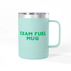 Exam Fuel Mug Tumbler | Perfect for Students, Study Sessions, Motivational Drinkware, Eco-Friendly Cup