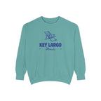 Key Largo Vibes Unisex Sweatshirt | Garment-Dyed Comfort, Perfect for Casual Outings, Travel, Gifts, Autumn Days