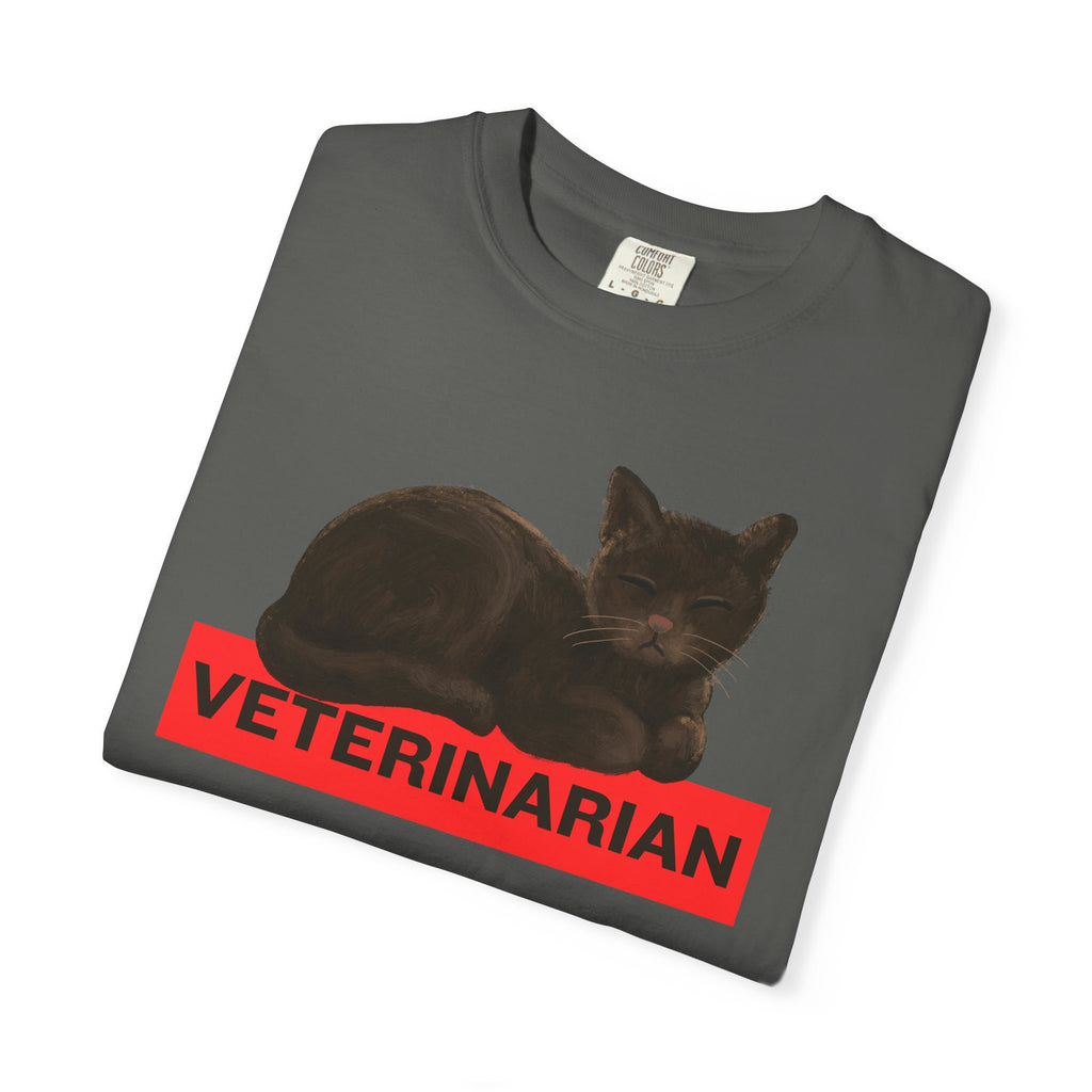 Veterinarian Cat T-Shirt, Funny Animal Lover Tee, Pet Owner Gift, Cute Vet Shirt, Unique Veterinary Apparel, Animal Rescue Shirt