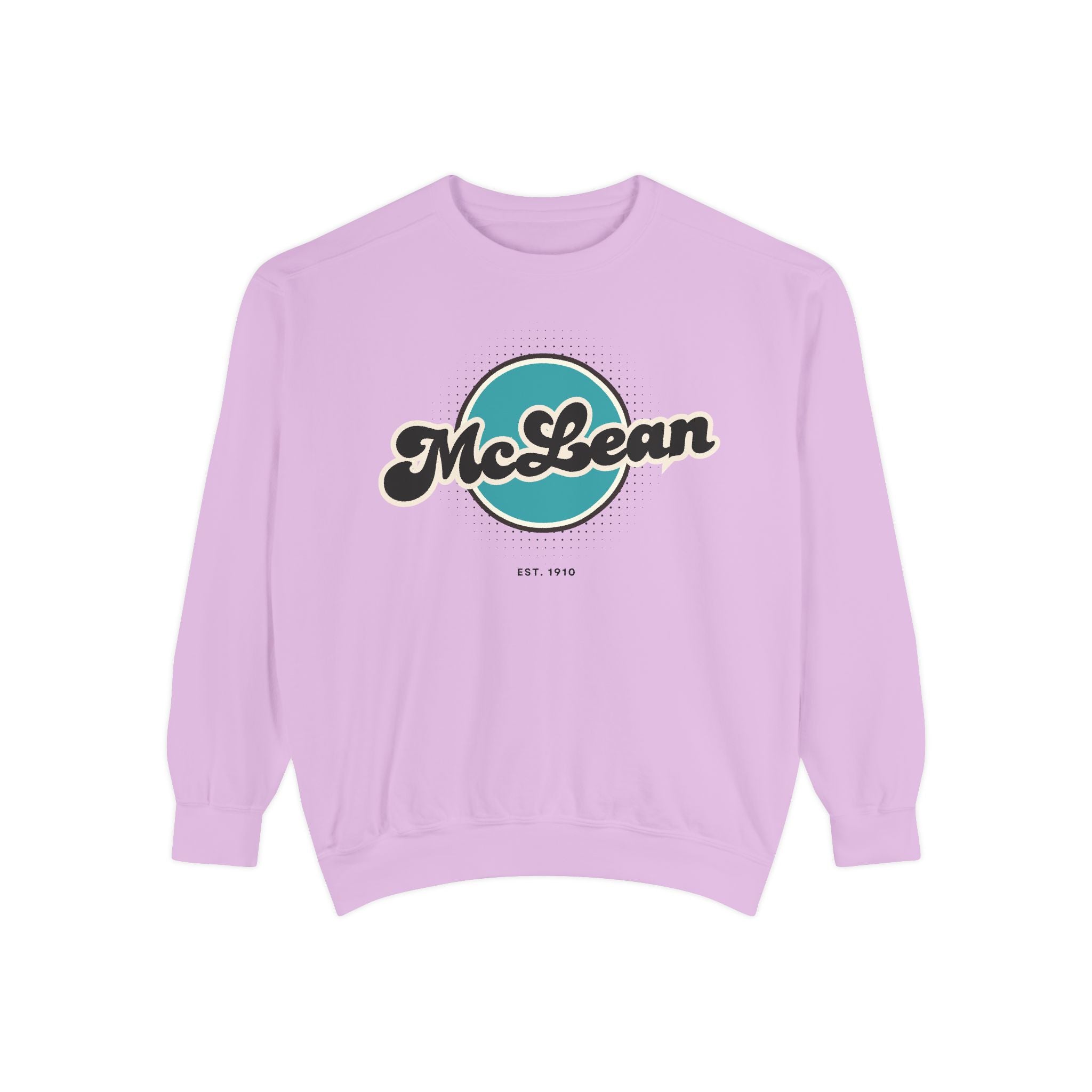McLean Vintage Sweatshirt, Cozy Unisex Pullover, Retro Style, Perfect for Casual Outfits, Gift for Him or Her