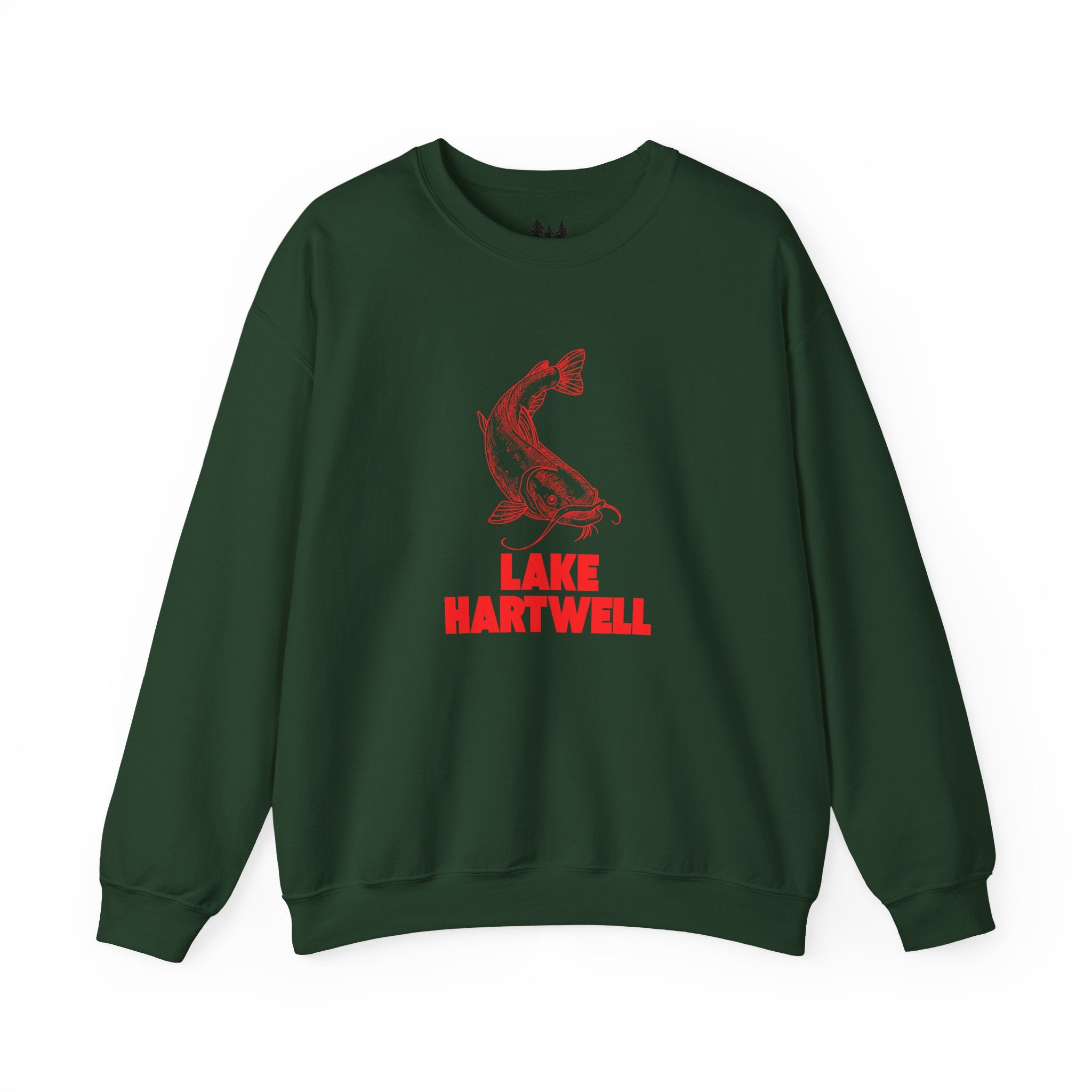 Lake Hartwell Fishing Sweatshirt, Cozy Crewneck, Perfect for Outdoorsy Lovers, Casual Wear, Gift for Nature Enthusiasts, Lake Life Apparel