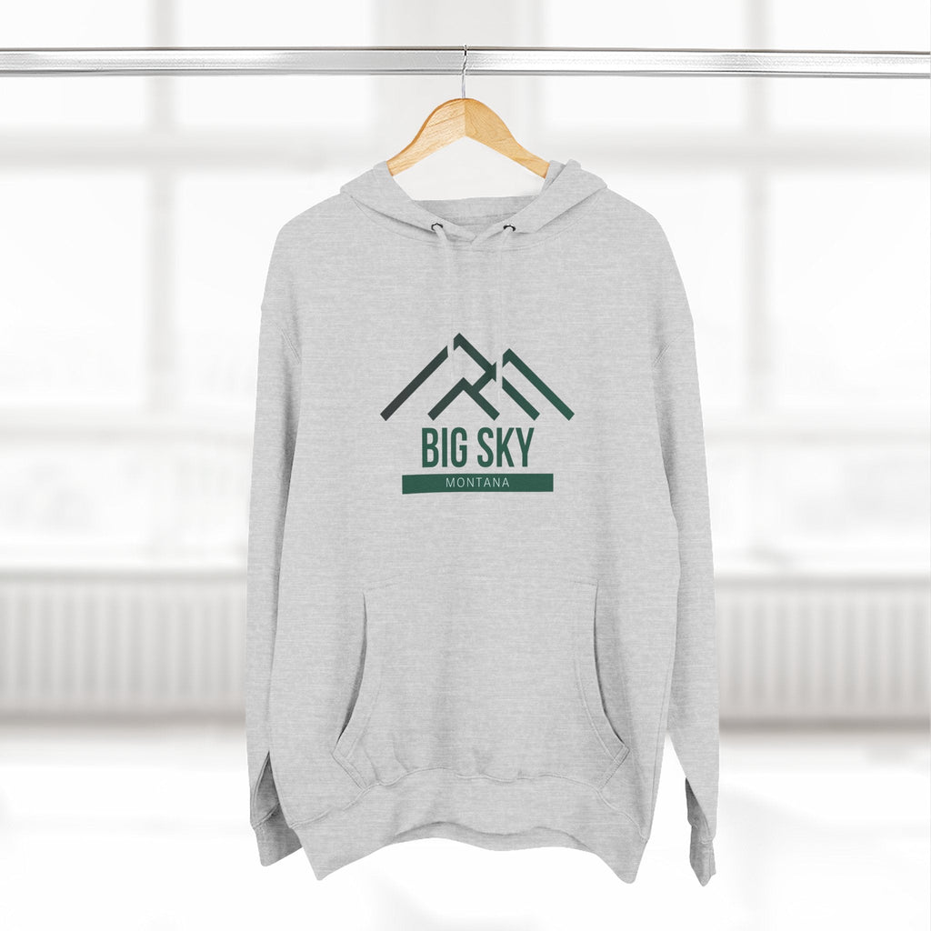 Big Sky Vibes Hoodie with Design, Perfect for Autumn Lovers, Comfortable and Stylish, Great Gift for Vacations