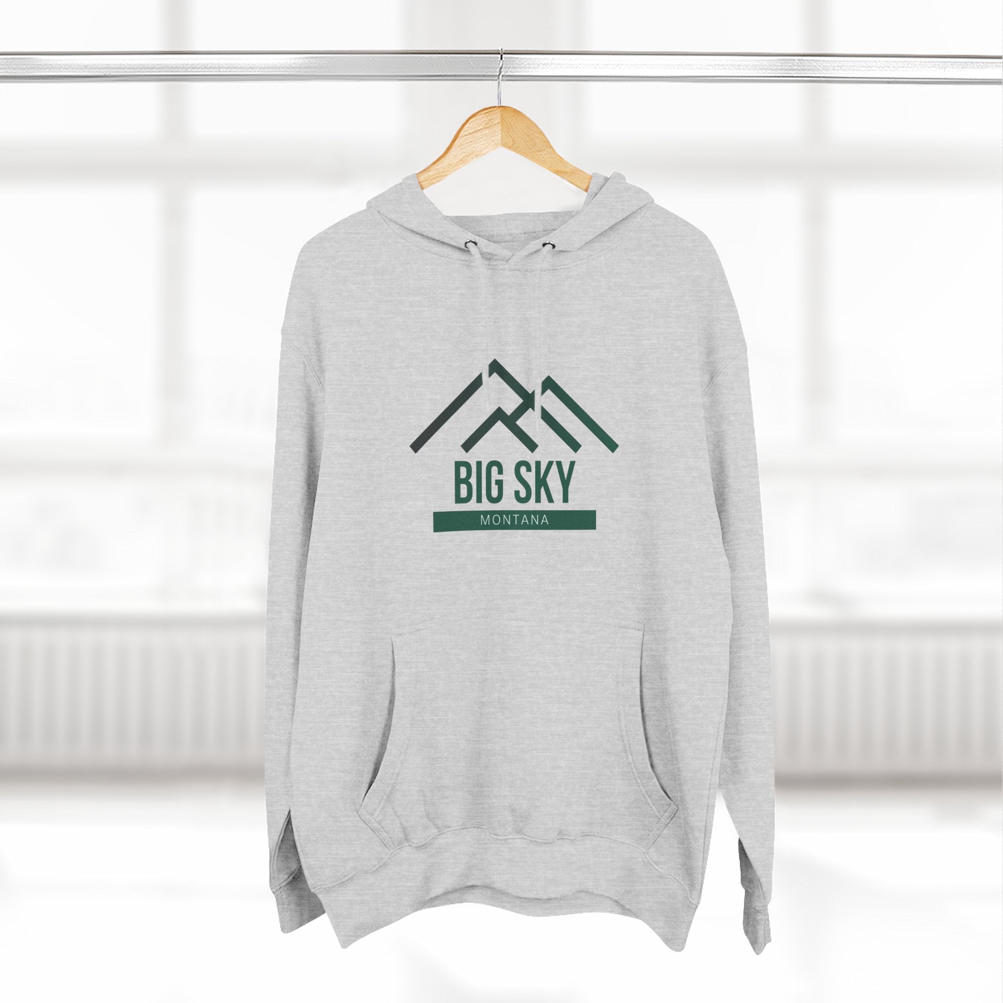 Big Sky Vibes Hoodie with Design, Perfect for Autumn Lovers, Comfortable and Stylish, Great Gift for Vacations
