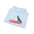 Veterinarian Parrot Hoodie - Cozy Sweatshirt for Animal Lovers, Perfect Gift for Pet Owners, Veterinary Staff, Animal Rescue Events