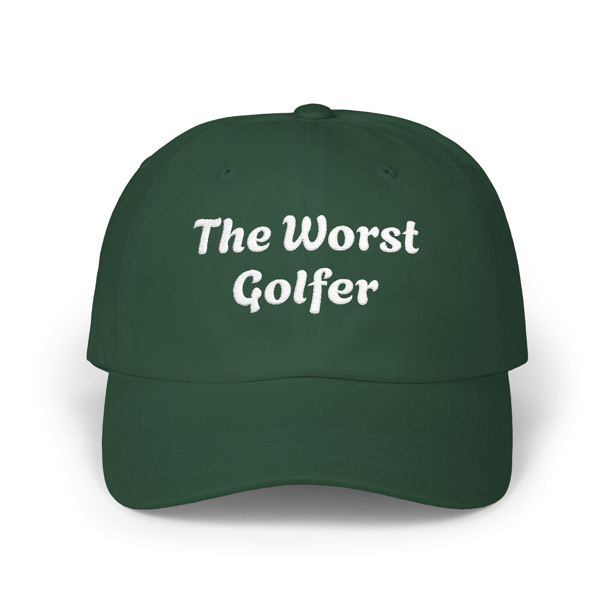 The Worst Golfer Classic Cap, Vintage Golf Hat, Father's Day Gift, Casual Summer Sun Hat, Fun Sports Cap, Golfer's Accessories