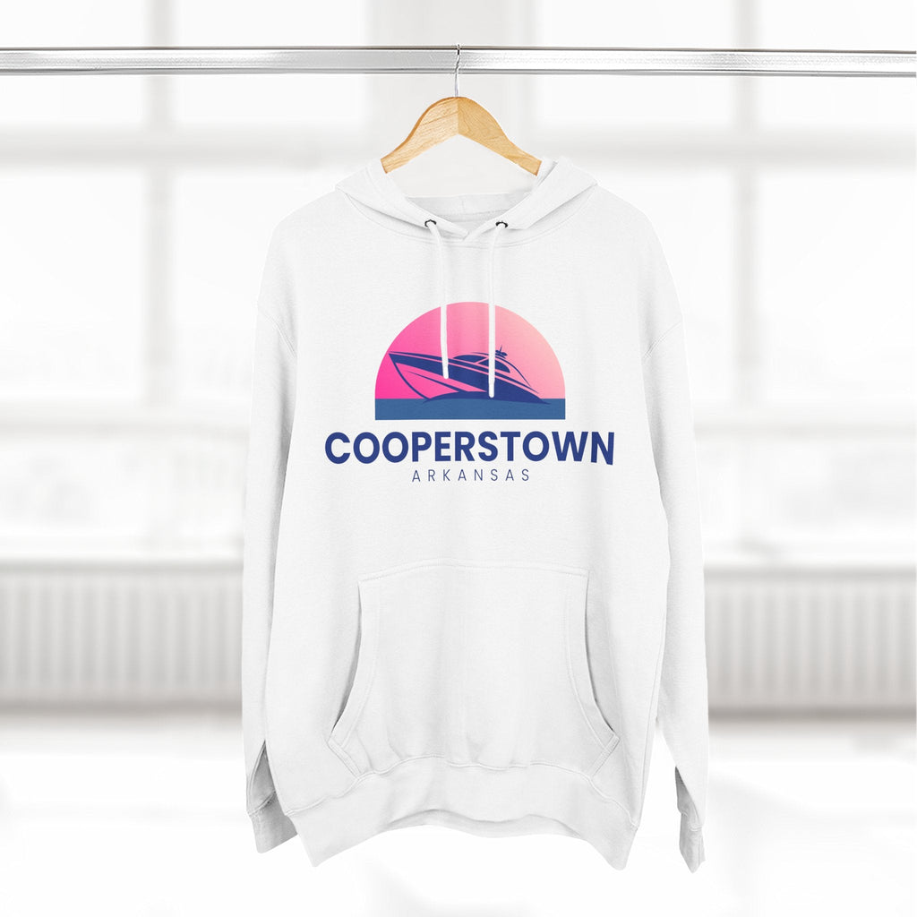 Cooperstown Vibes Hoodie with Design, Perfect for Autumn Lovers, Comfortable and Stylish, Great Gift for Vacations