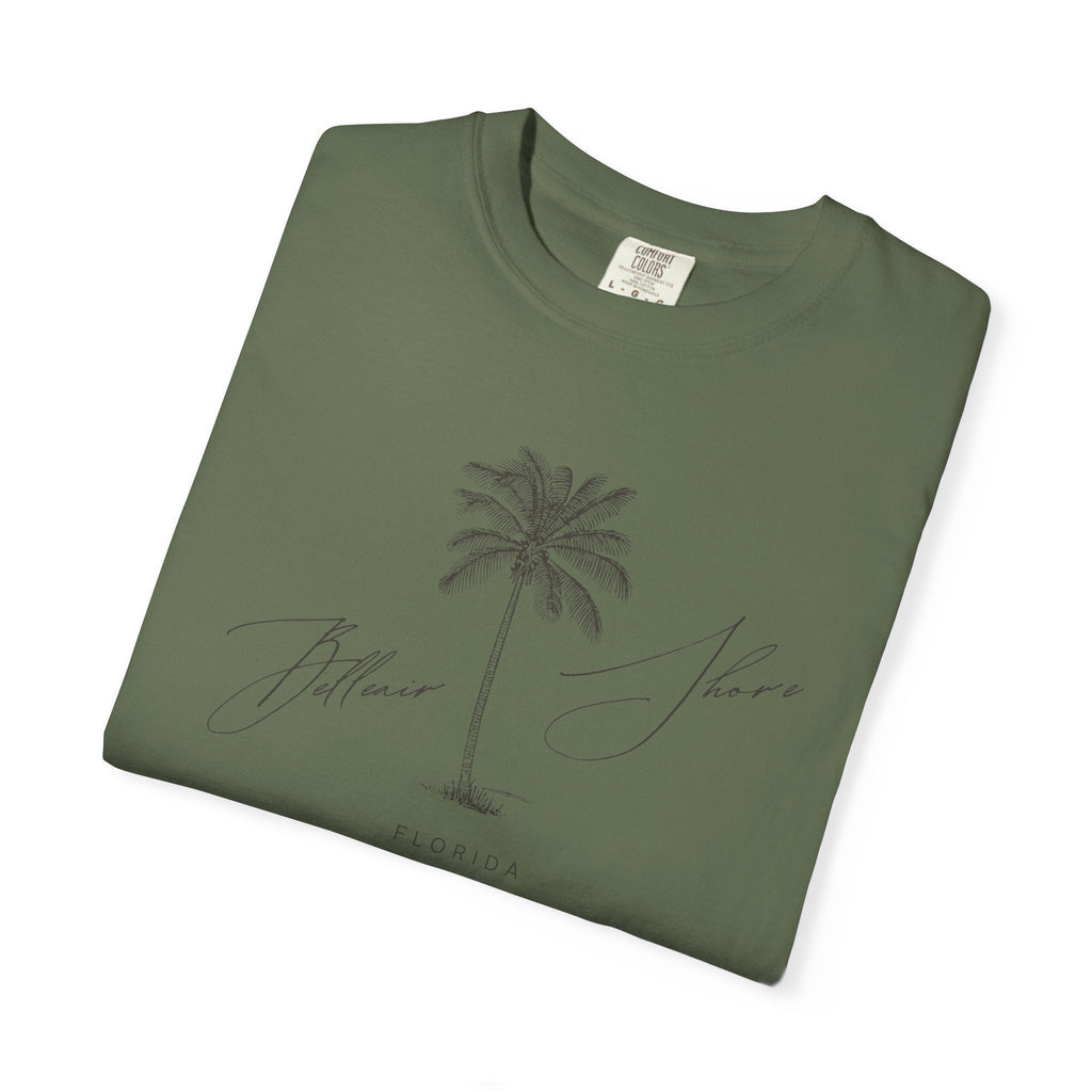 Belleair Shore Chill Vibes Tee - Unisex Garment-Dyed T-shirt for Autumn Lovers, Casual Wear, Gifts for Him/Her