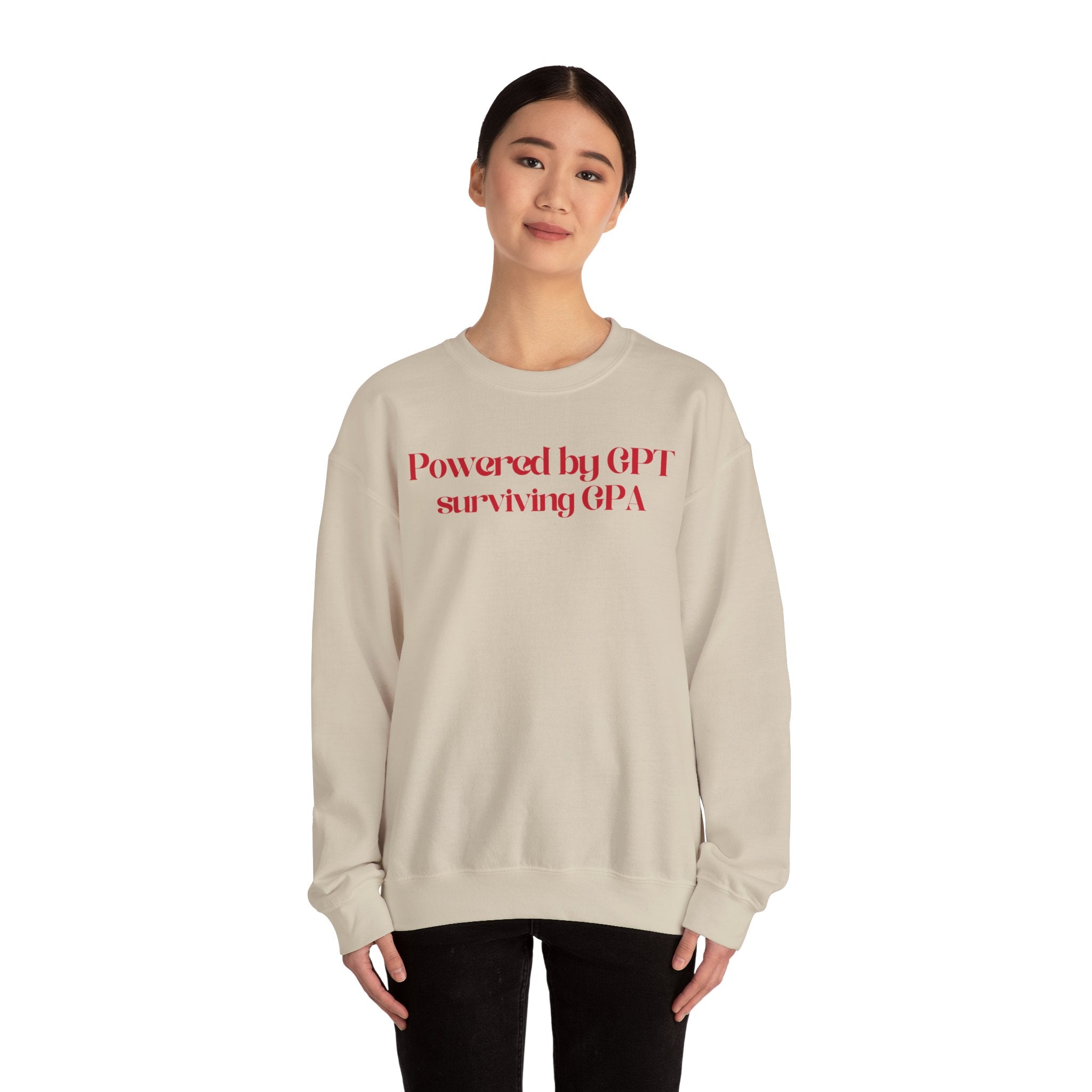 Surviving GPA Sweatshirt - Unisex Casual Crewneck, Gift for Tech Enthusiasts, College Students, Relaxed Fit for Everyday Wear