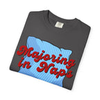 Majoring In Naps T-Shirt, Fun Sleep Shirt, Gift for Nap Lovers, Relaxation Tee, Casual Lounge Wear