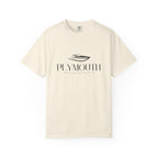 Plymouth Chill Vibes Tee - Unisex Garment-Dyed T-shirt for Autumn Lovers, Casual Wear, Gifts for Him/Her