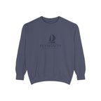Plymouth Vibes Unisex Sweatshirt | Garment-Dyed Comfort, Perfect for Casual Outings, Travel, Gifts, Autumn Days