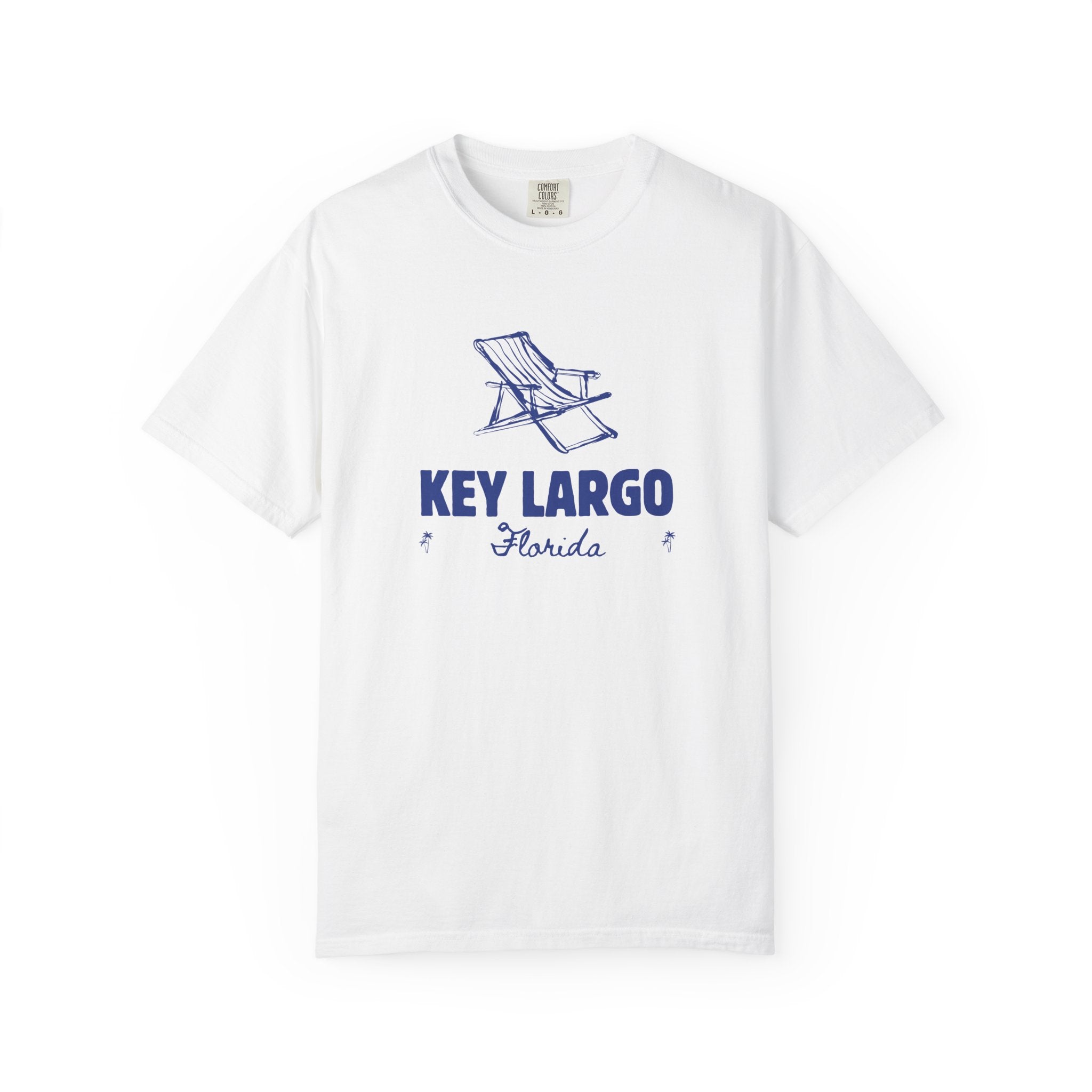 Key Largo - Unisex Garment-Dyed T-shirt, Casual Outfit, Gift for Nature Lovers, Vacation Essentials