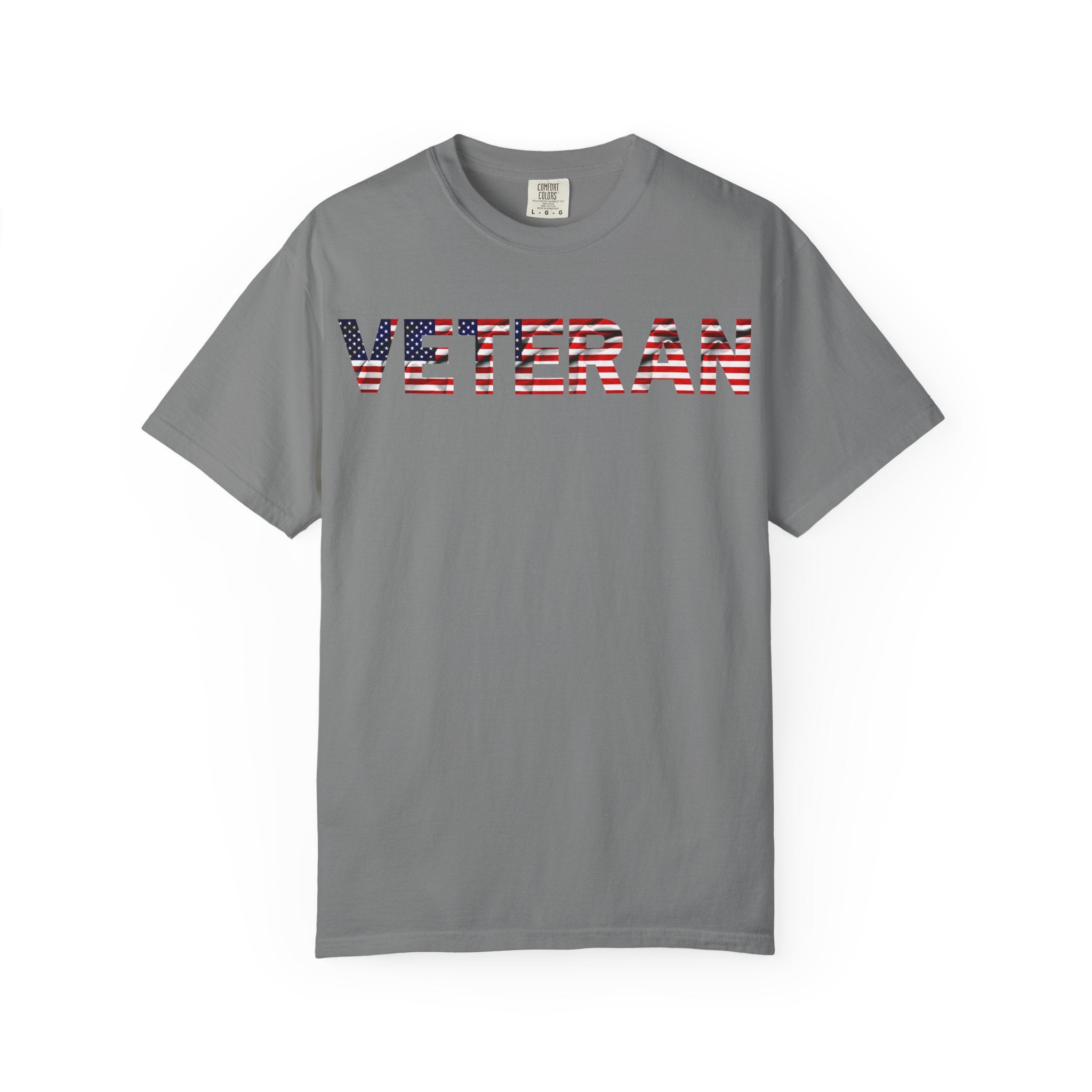 Veteran Pride Garment-Dyed T-Shirt for Unisex, Casual Wear, Memorial Day, Veteran's Day, Patriotic Apparel, Gift for Veterans