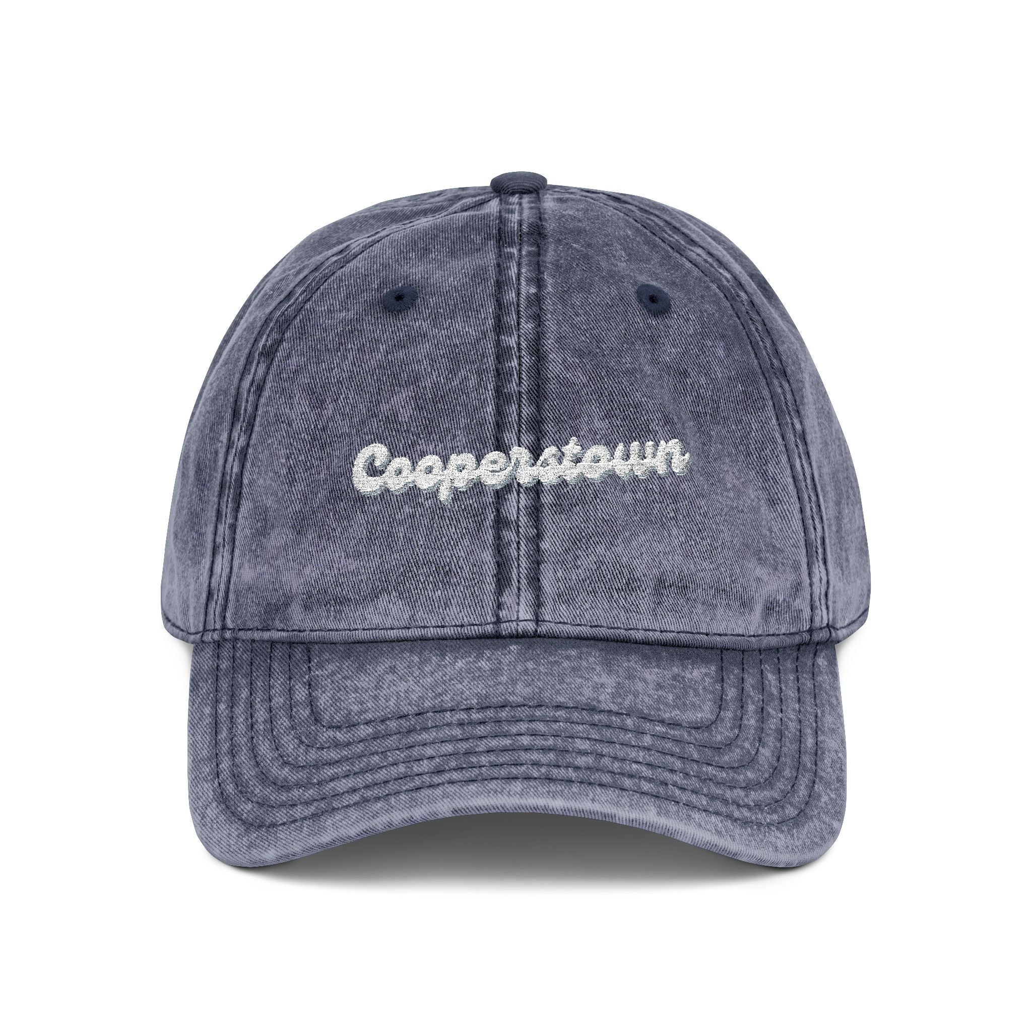 Cooperstown Vintage Embroidered Cap, Stylish Baseball Hat, Trendy Sun Hat, Gifts for Him/Her, Casual Outdoor Accessory