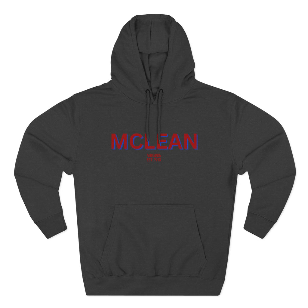 McLean Fleece Hoodie, Casual Sweatshirt, Cozy Layering Piece, Perfect Gift for All Occasions, Stylish Streetwear