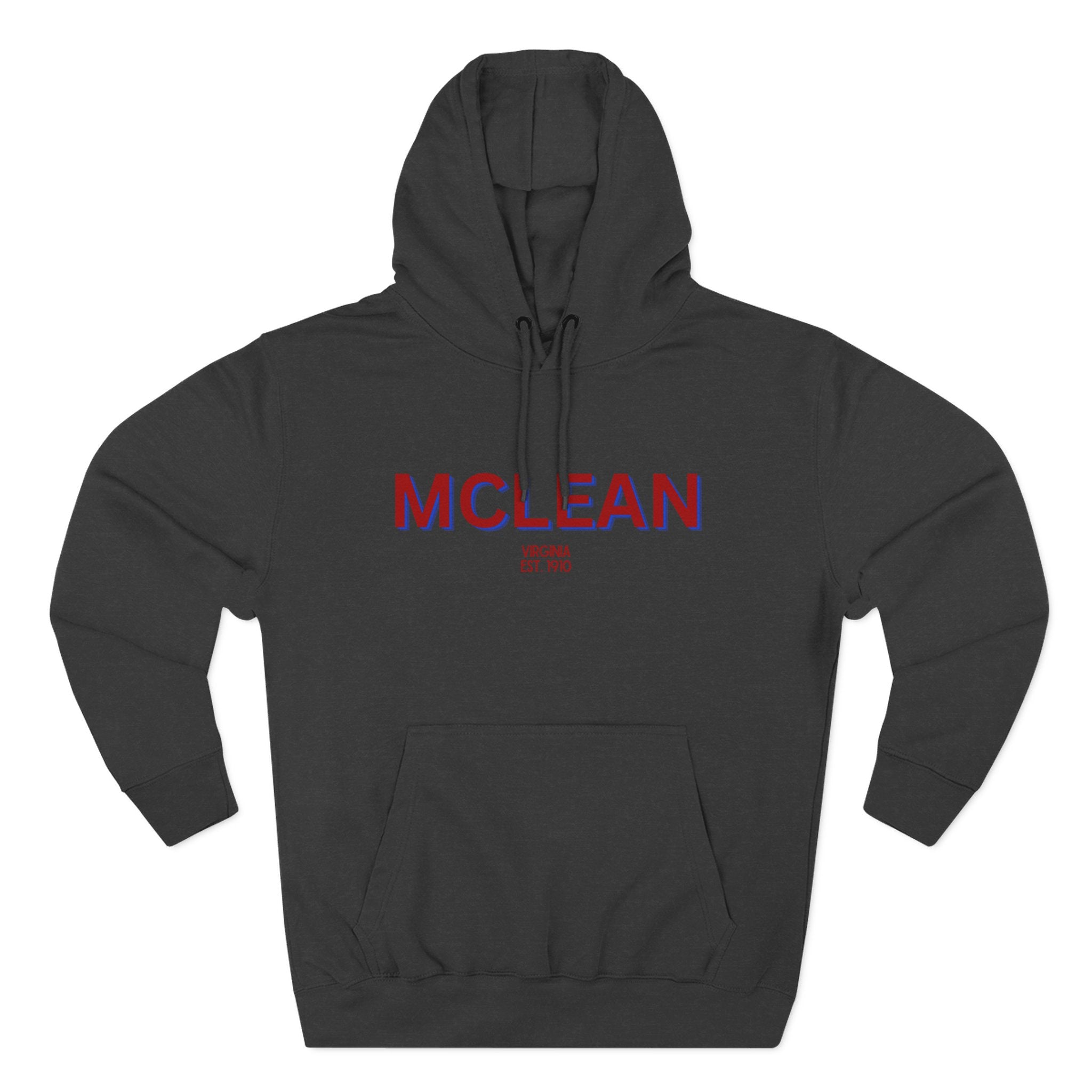 McLean Fleece Hoodie, Casual Sweatshirt, Cozy Layering Piece, Perfect Gift for All Occasions, Stylish Streetwear