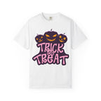 Halloween Trick or Treat T-Shirt, Unisex Halloween Tee, Spooky Autumn Shirt, Fun Costume Top, Trick or Treat Apparel