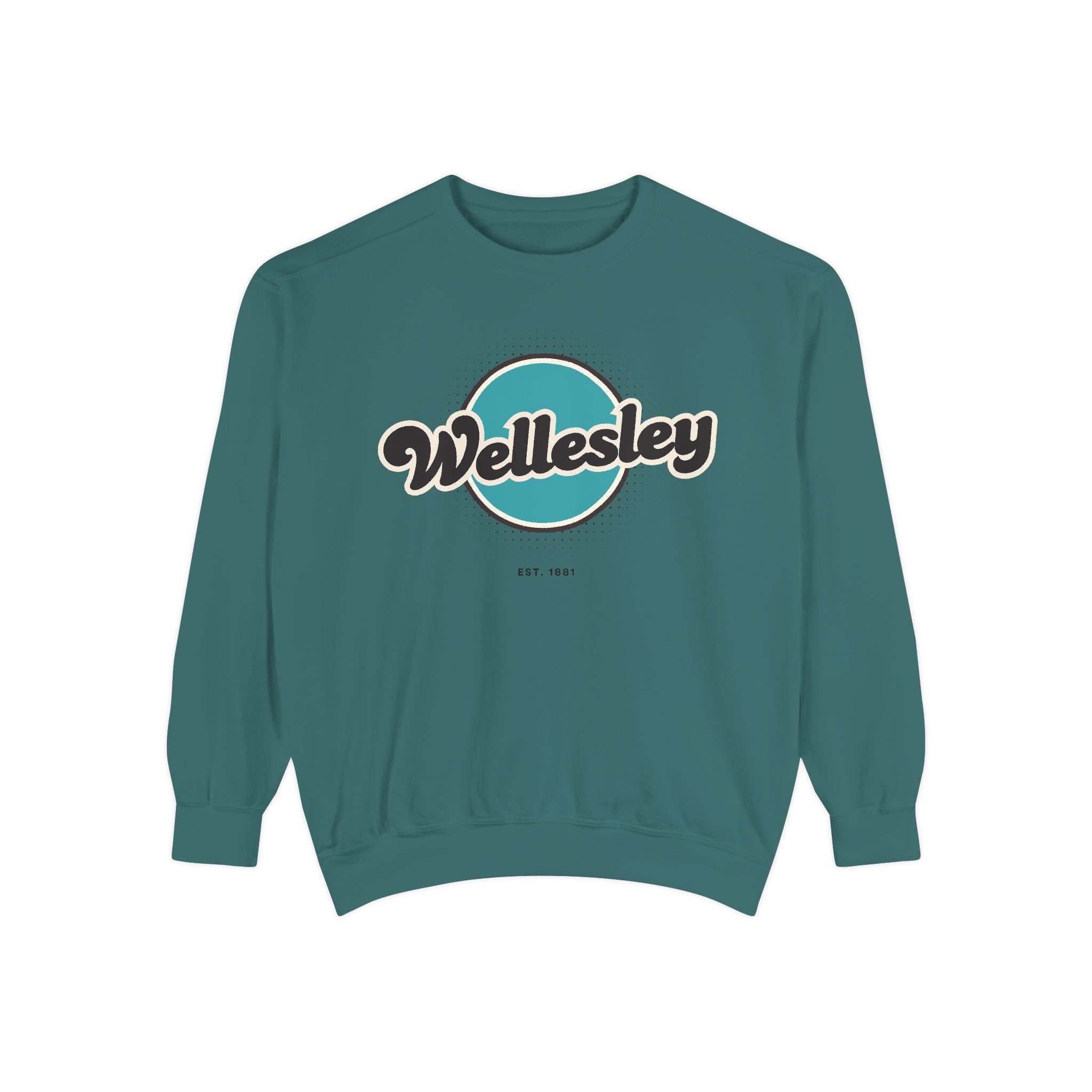 Wellesley Vintage Sweatshirt, Cozy Unisex Pullover, Retro Style, Perfect for Casual Outfits, Gift for Him or Her