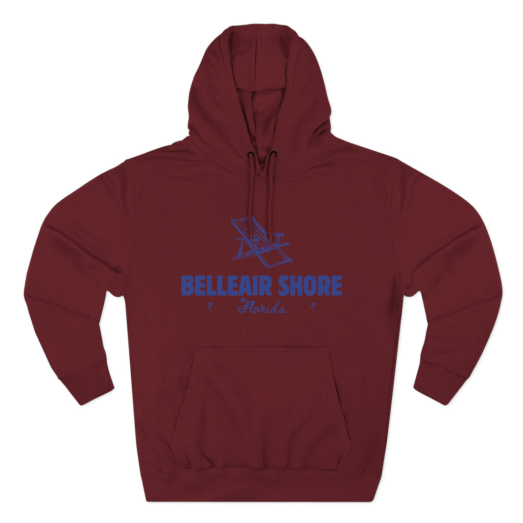 Belleair Shore Inspired Fleece Hoodie, Casual Wear, Relaxation, Gift for Autumn Lovers, Travel Essential