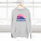 Plymouth Vibes Hoodie with Design, Perfect for Autumn Lovers, Comfortable and Stylish, Great Gift for Vacations