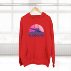 Plymouth Vibes Hoodie with Design, Perfect for Autumn Lovers, Comfortable and Stylish, Great Gift for Vacations