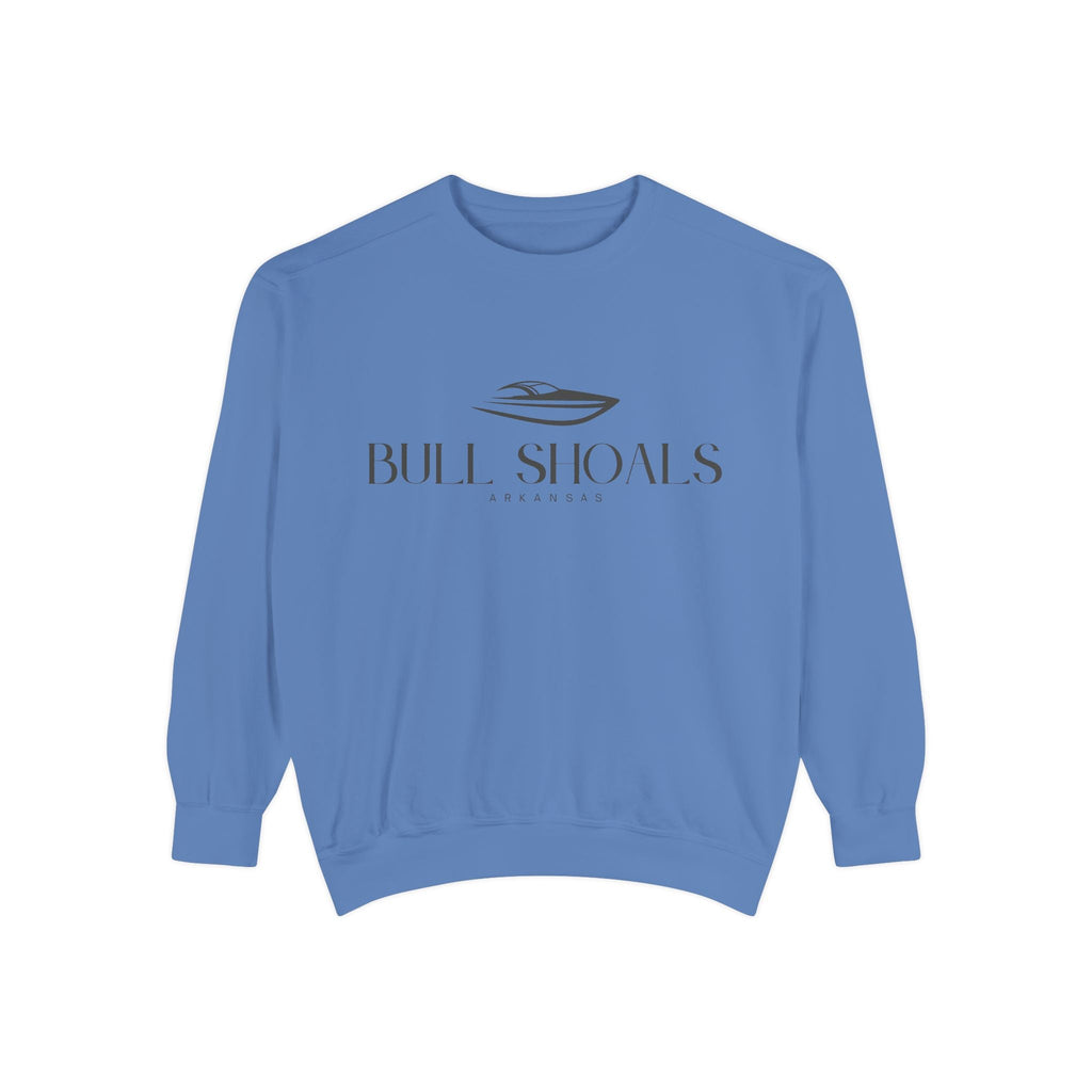 Bull Shoals Chill Vibes Sweatshirt - Unisex Garment-Dyed Style, Perfect for Lounging