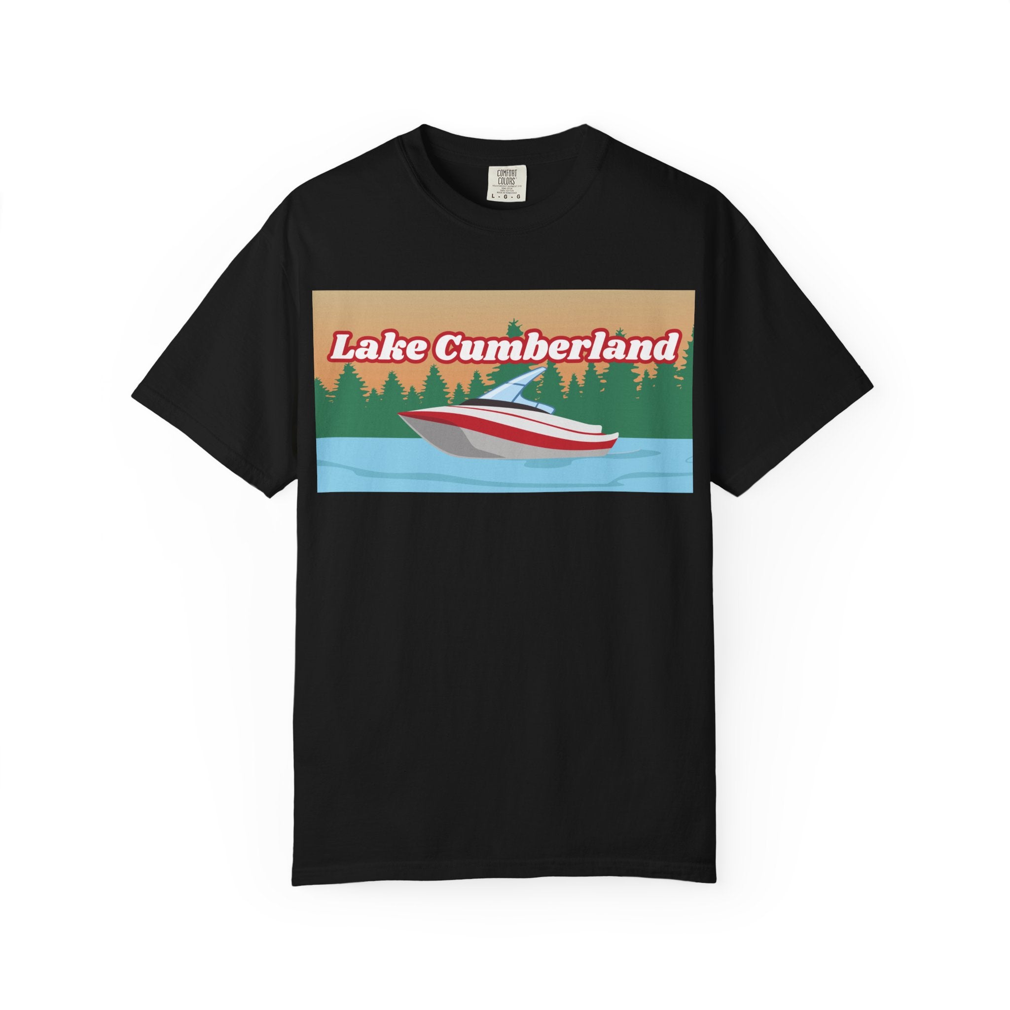 Lake Cumberland Relaxed Unisex T-Shirt, Summer Vibes Tee, Outdoor Adventure Shirt, Lake Life Apparel, Gift for Nature Lovers, Vacation Wear