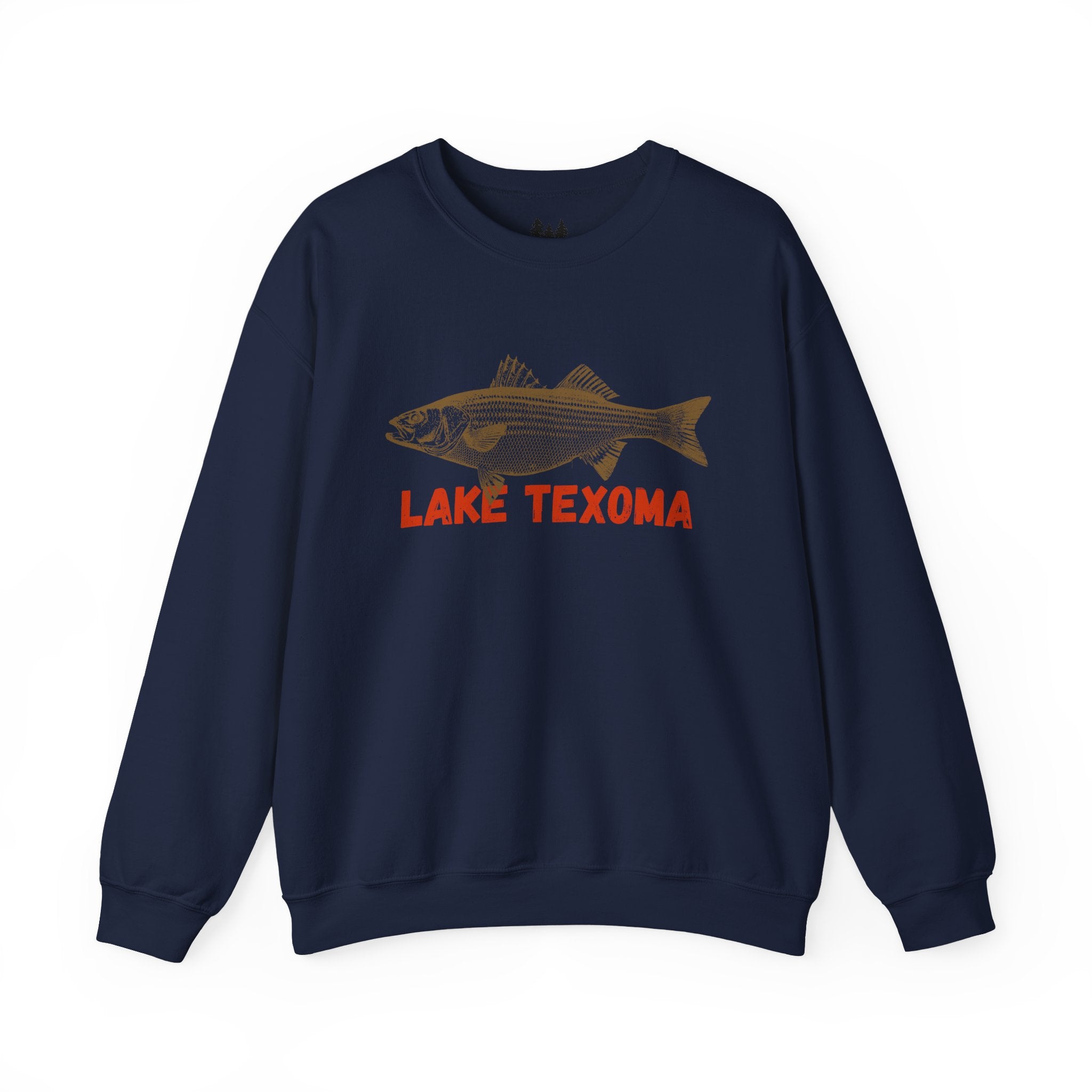 Lake Texoma Fishing Sweatshirt, Unisex Crewneck, Casual Wear, Gift for Fishermen, Outdoor Apparel, Lake House Cozy