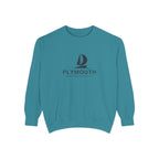 Plymouth Vibes Unisex Sweatshirt | Garment-Dyed Comfort, Perfect for Casual Outings, Travel, Gifts, Autumn Days