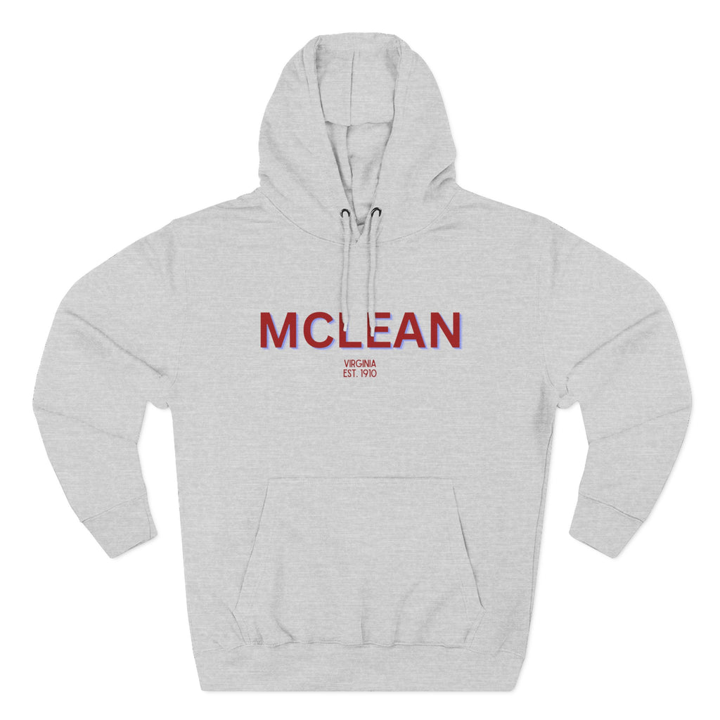 McLean Fleece Hoodie, Casual Sweatshirt, Cozy Layering Piece, Perfect Gift for All Occasions, Stylish Streetwear