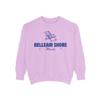 Belleair Shore Vibes Unisex Sweatshirt | Garment-Dyed Comfort, Perfect for Casual Outings, Travel, Gifts, Autumn Days