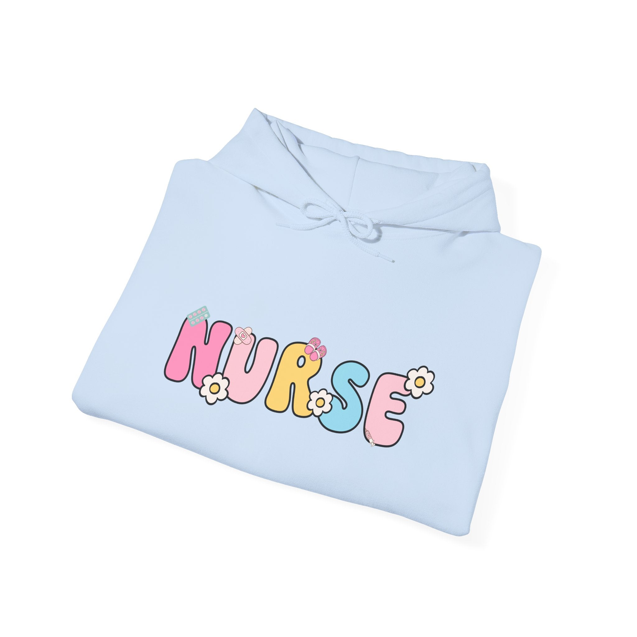 Cute Nurse Hoodie for Healthcare Workers, Cozy Sweatshirt for Nurses, Gift for Nursing Students, Healthcare Appreciation