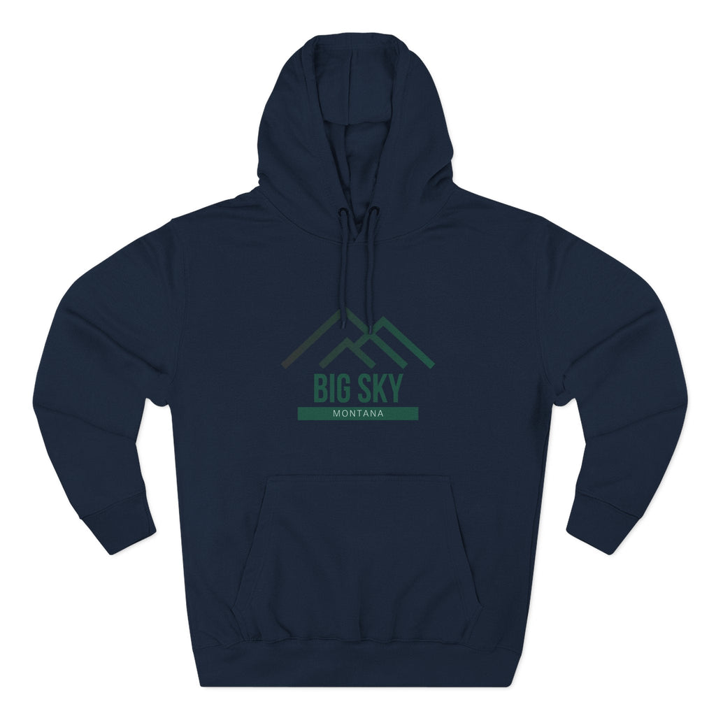 Big Sky Vibes Hoodie with Design, Perfect for Autumn Lovers, Comfortable and Stylish, Great Gift for Vacations