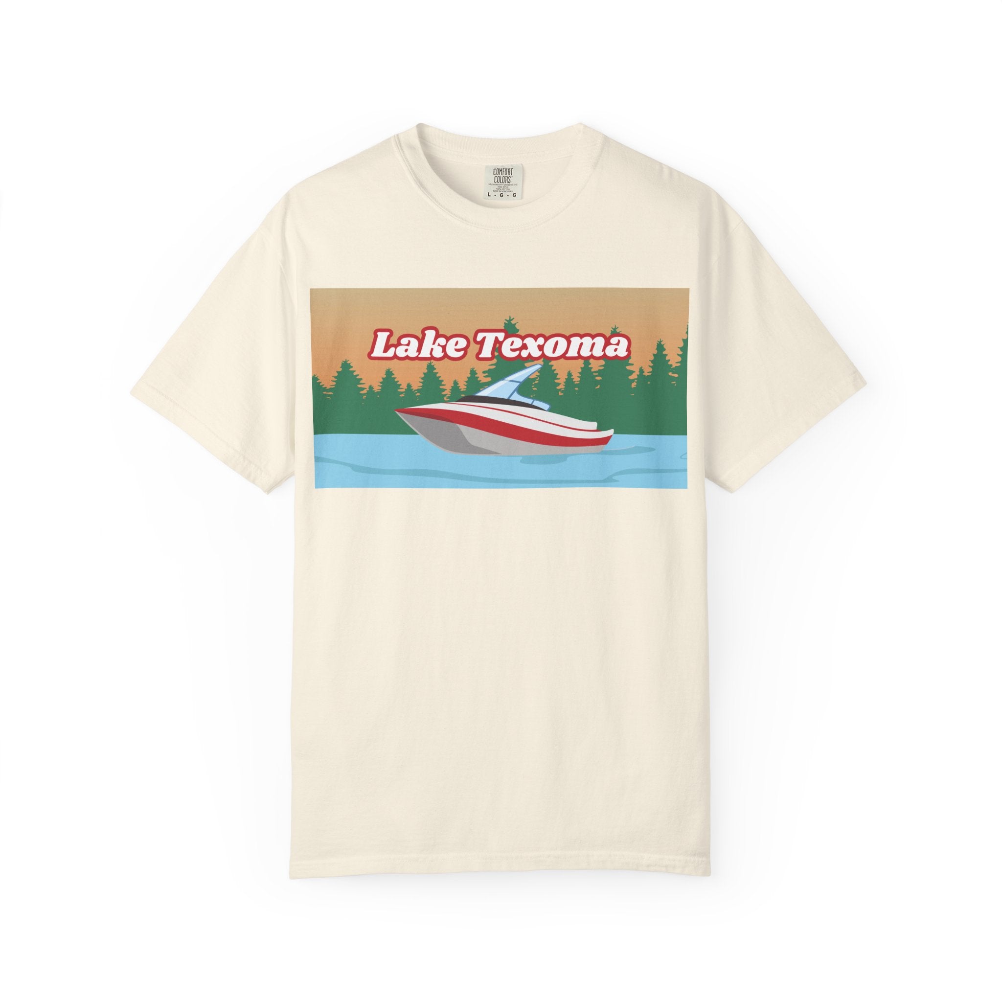 Lake Texoma Relaxed Unisex T-Shirt, Summer Vibes Tee, Outdoor Adventure Shirt, Lake Life Apparel, Gift for Nature Lovers, Vacation Wear