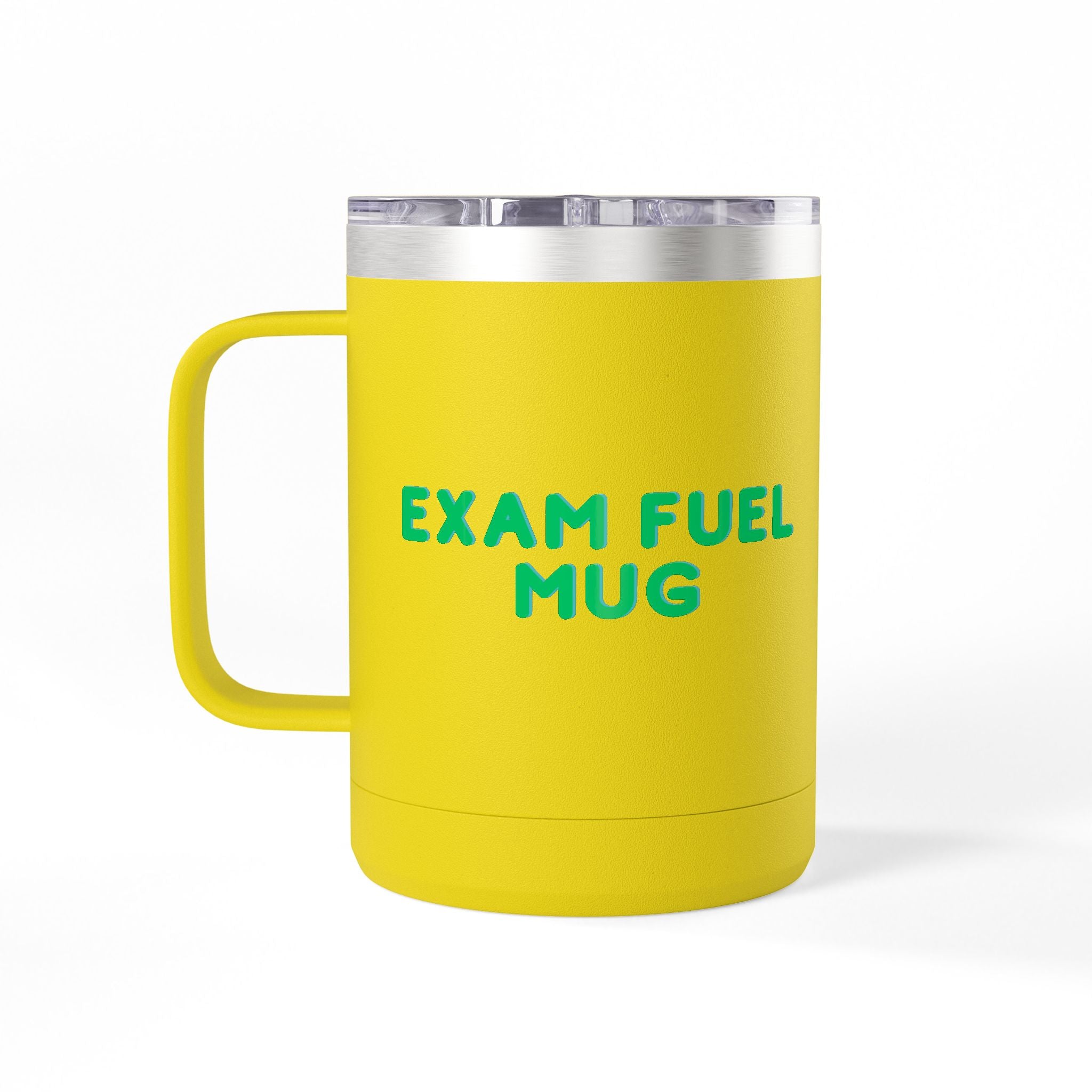 Exam Fuel Mug Tumbler | Perfect for Students, Study Sessions, Motivational Drinkware, Eco-Friendly Cup
