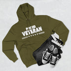 Proud Veteran Hoodie, Fleece Sweatshirt, Military Appreciation Gift, Casual Wear, Comfortable Outerwear