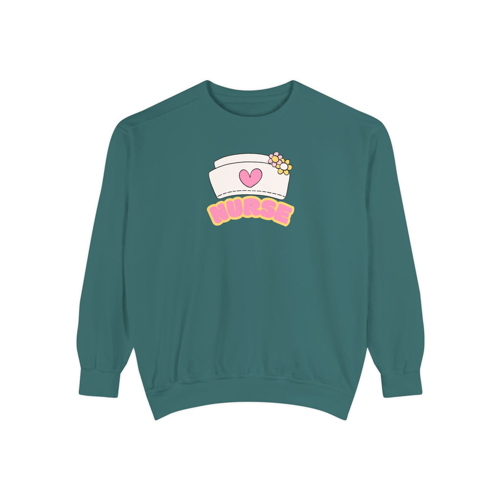 Nurse Love Sweatshirt, Cozy Gift for Healthcare Workers, Unique Gift for Nurses, Casual Medical Apparel, Nurse Appreciation