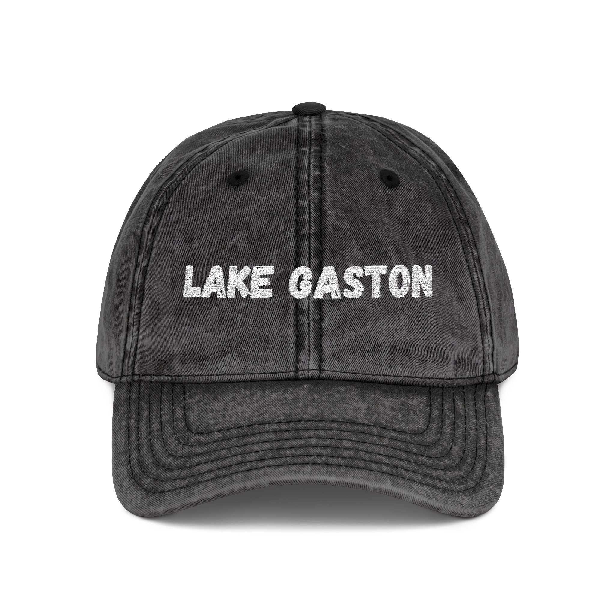 Lake Gaston Embroidered Hat, Vintage Cap, Casual Summer Accessory, Gift for Outdoor Lovers, Lake Trip Gear