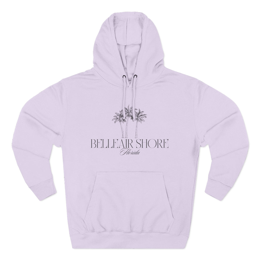 Belleair Shore Vibes Hoodie with Design, Perfect for Autumn Lovers, Comfortable and Stylish, Great Gift for Vacations