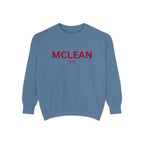 McLean Unisex Garment-Dyed Sweatshirt | Cozy Fashion, Perfect for Casual Outings, Gifts, Fall & Winter Style, Everyday Comfort