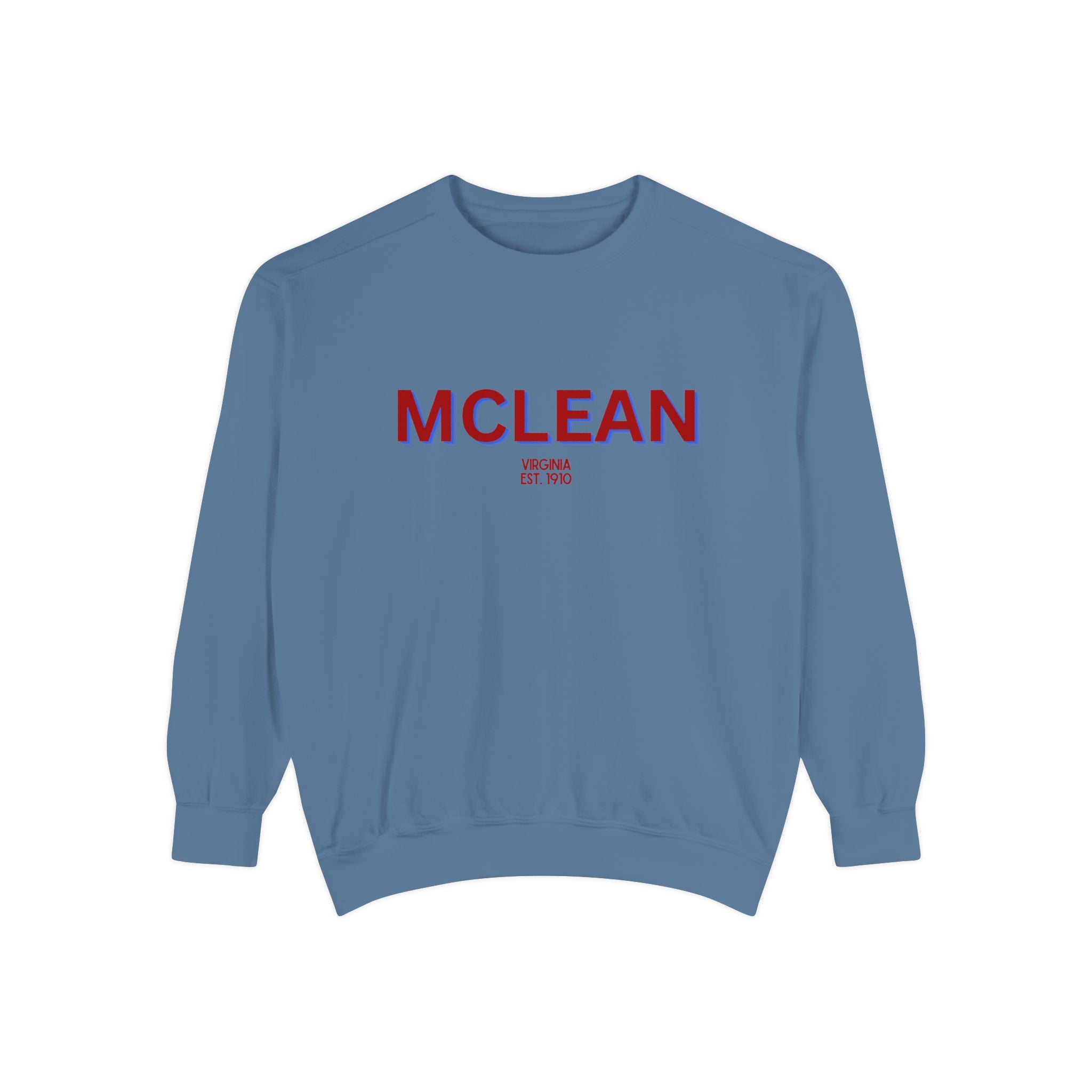 McLean Unisex Garment-Dyed Sweatshirt | Cozy Fashion, Perfect for Casual Outings, Gifts, Fall & Winter Style, Everyday Comfort