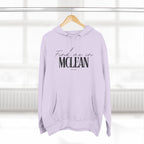 McLean Stylish Three-Panel Fleece Hoodie for Everyday Comfort, Personalized Gift, Casual Wear, Unisex Hoodie, Cozy Fashion