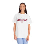 McLean Garment-Dyed Unisex T-Shirt, Casual Tee, Vintage Style Shirt, Everyday Wear, Birthday Gift, Unique Apparel