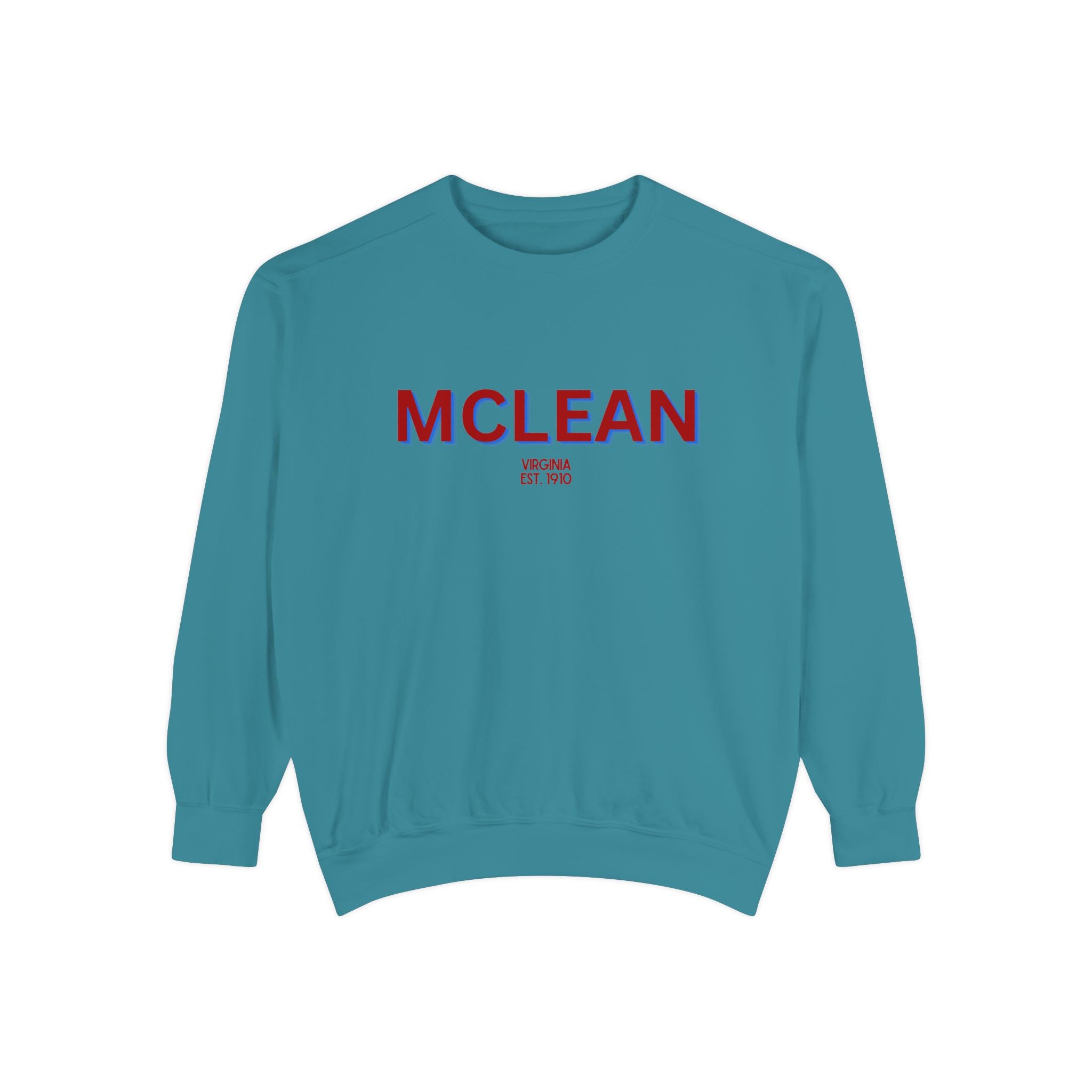 McLean Unisex Garment-Dyed Sweatshirt | Cozy Fashion, Perfect for Casual Outings, Gifts, Fall & Winter Style, Everyday Comfort