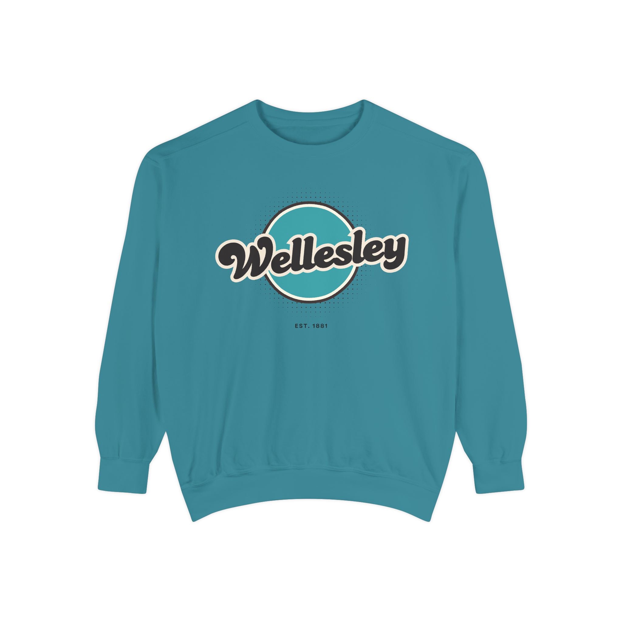 Wellesley Vintage Sweatshirt, Cozy Unisex Pullover, Retro Style, Perfect for Casual Outfits, Gift for Him or Her