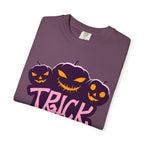 Halloween Trick or Treat T-Shirt, Unisex Halloween Tee, Spooky Autumn Shirt, Fun Costume Top, Trick or Treat Apparel