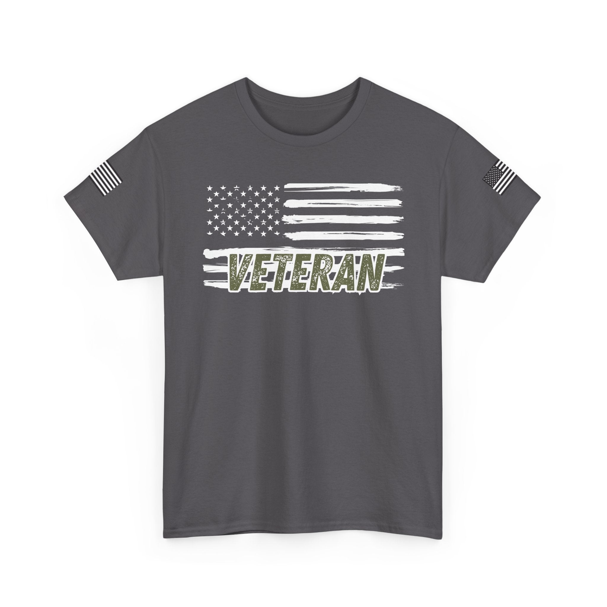 Patriotic Veteran Tee, USA Flag Shirt, Military Appreciation Gift, Unisex Casual Wear, Freedom Tee for Veterans